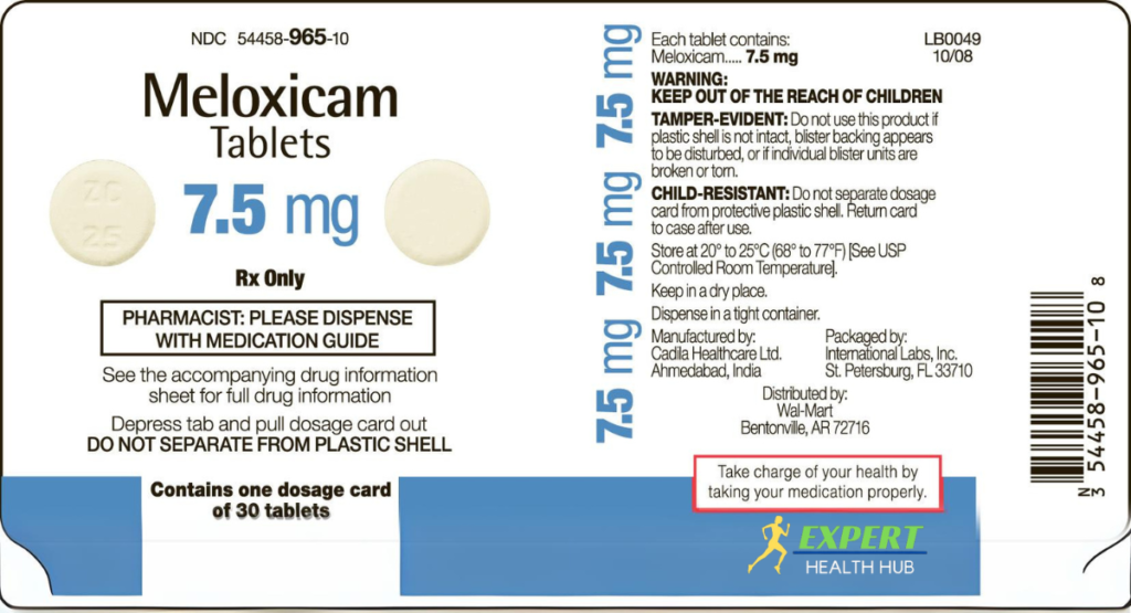 Should I take meloxicam at night or in the morning